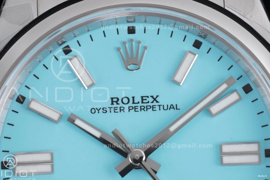 Tiffany SportInspired Perpetual Edition V Oyster VSF 41mm 904L Blue Steel 947 DD3230 124300 Dial Best 1:1 0807